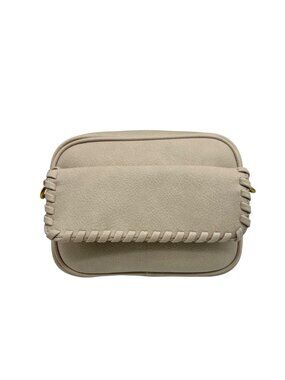 Style & Co Beige Faux Leather Crossbody Bag